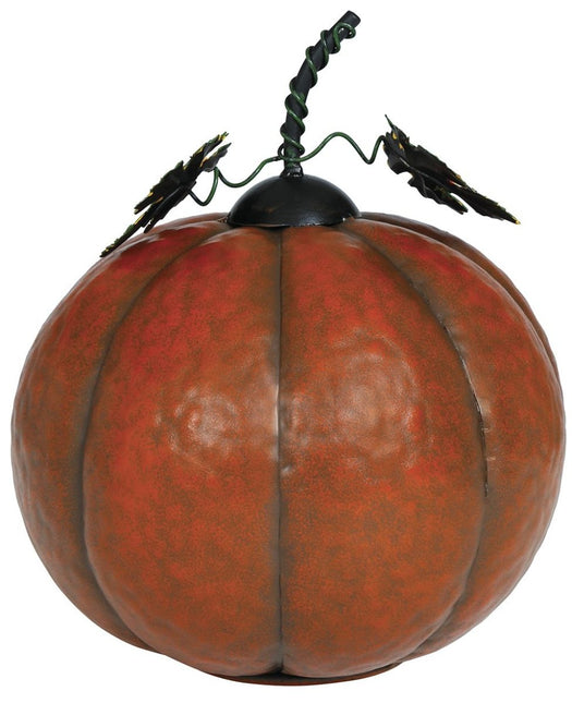 Halloween Decoratie Pompoen Metallic Met Licht 16cm van Fiestas Guirca koop je bij Partywinkel