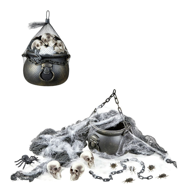 Halloween Decoratie Set Ketel Met Accesoires van Widmann koop je bij Partywinkel