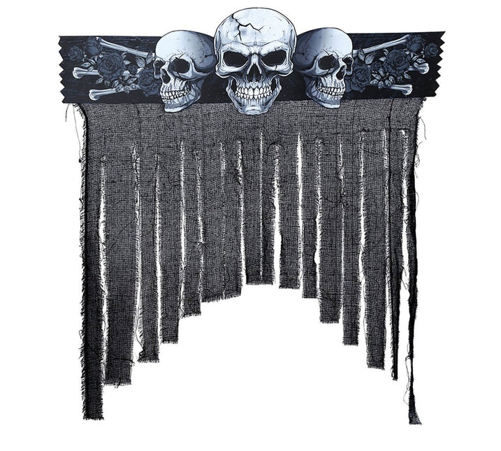 Halloween Deurgordijn Skelet van Fiestas Guirca koop je bij Partywinkel