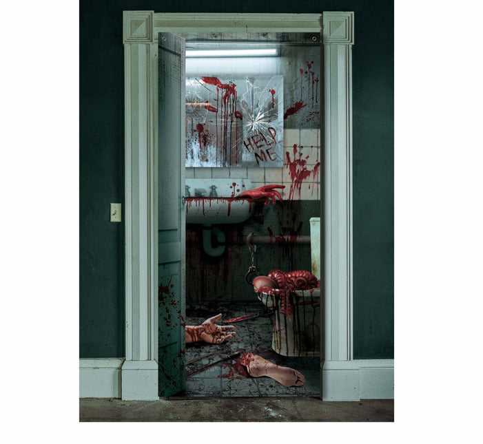 Halloween Deurposter Ledematen 1,8m van Fiestas Guirca koop je bij Partywinkel