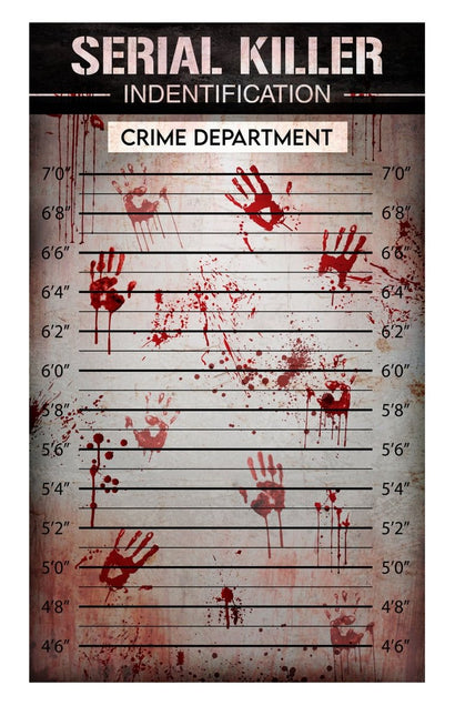 Halloween Deurposter Serial Killer 2m van Fiestas Guirca koop je bij Partywinkel