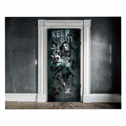 Halloween Deurposter Zombie 180cm x 80cm van Fiestas Guirca koop je bij Partywinkel