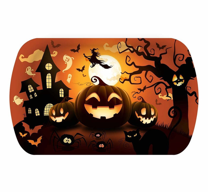 Halloween Dienblad Pompoen 29cm van Fiestas Guirca koop je bij Partywinkel