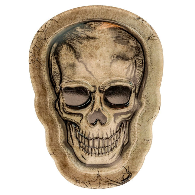 Halloween Dienblad Schedel 25cm van Widmann koop je bij Partywinkel