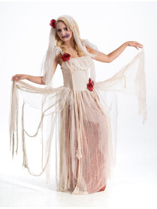 Spookbruid Cristina Kostuum Dames 2-delig