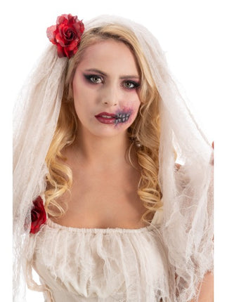 Spookbruid Cristina Kostuum Dames 2-delig