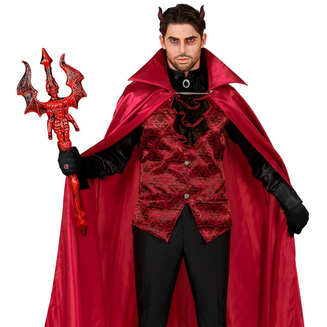 Halloween Drietand Rood Duivel van Widmann koop je bij Partywinkel