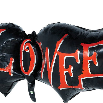 Halloween Folie Ballon Vleermuis Leeg 1m van Fiestas Guirca koop je bij Partywinkel