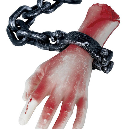 Halloween Geketende Hand 40cm van Fiestas Guirca koop je bij Partywinkel