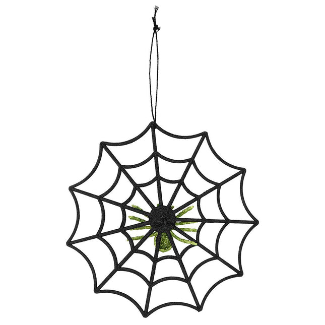 Halloween Glitter Spinnenweb Spin 30cm van Boland koop je bij Partywinkel