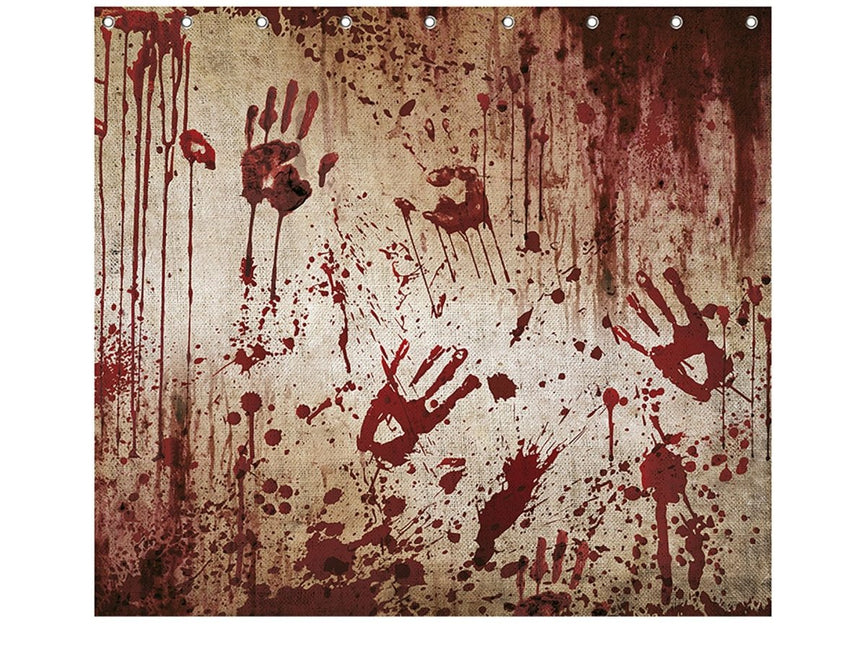 Halloween Gordijn Bloederige Handen van Fiestas Guirca koop je bij Partywinkel