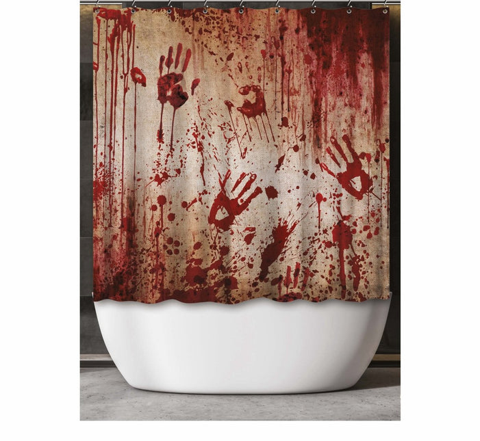 Halloween Gordijn Bloederige Handen van Fiestas Guirca koop je bij Partywinkel