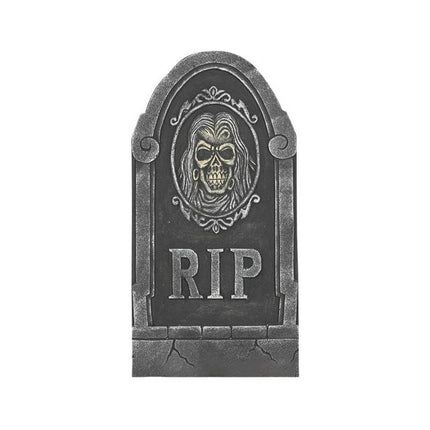 Halloween Grafsteen Schedel 65cm van Fiestas Guirca koop je bij Partywinkel