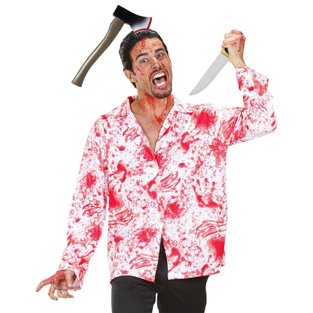 Halloween Haarband Bijl Met Bloed van Widmann koop je bij Partywinkel