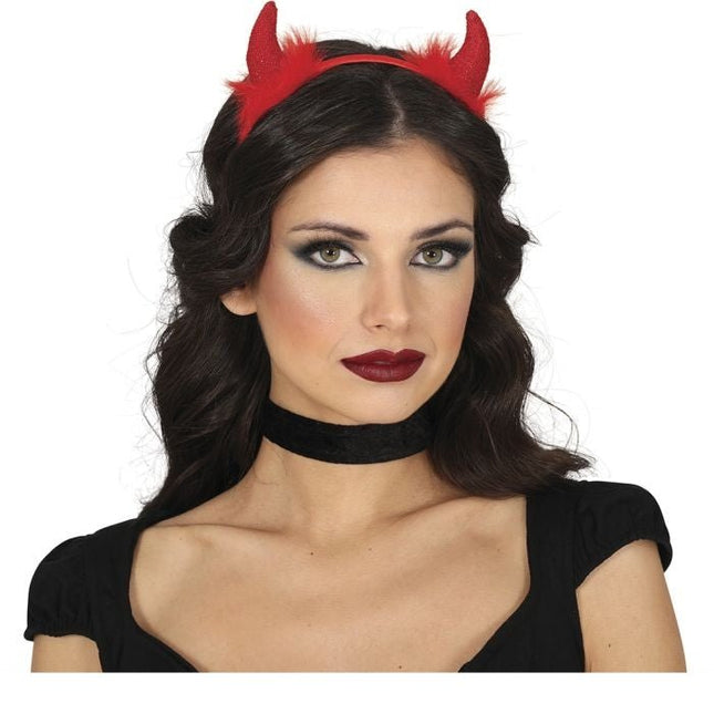 Halloween Haarband Demonen van Fiestas Guirca koop je bij Partywinkel