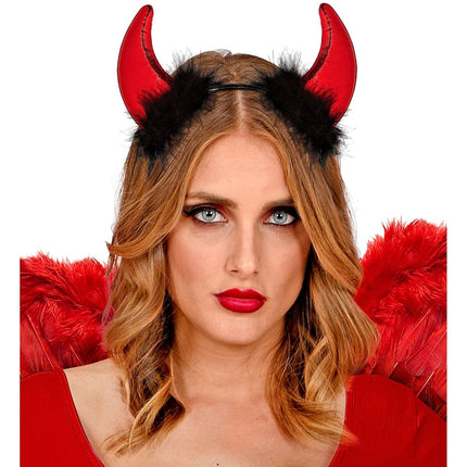 Halloween Haarband Duivelshoorn van Widmann koop je bij Partywinkel