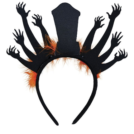 Halloween Haarband Grafsteen En Zombies van Fiestas Guirca koop je bij Partywinkel