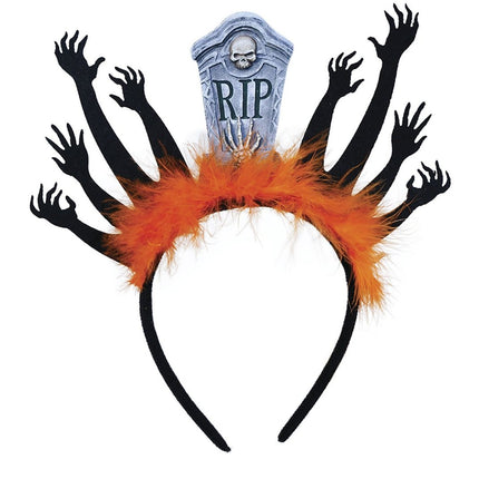 Halloween Haarband Grafsteen En Zombies van Fiestas Guirca koop je bij Partywinkel