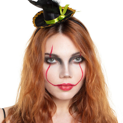 Halloween Haarband Heksenhoed van Folat koop je bij Partywinkel