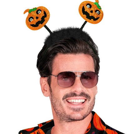 Halloween Haarband Pompoenen Oranje van Widmann koop je bij Partywinkel