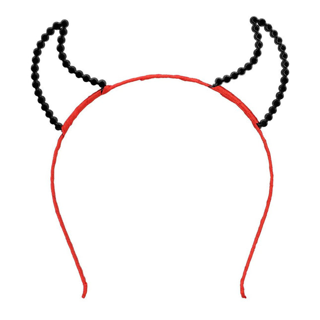 Halloween Haarband Rood Duivel Glitter van Boland koop je bij Partywinkel