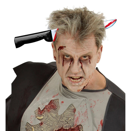 Halloween Haarband Zilver Mes van Widmann koop je bij Partywinkel