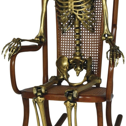 Halloween Goud Skelet 1,6m van Fiestas Guirca koop je bij Partywinkel