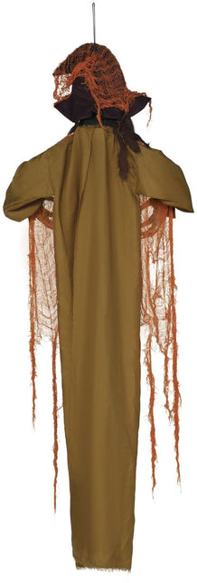 Halloween Pop Heks Met Licht, Geluid En Beweging Oranje 1,8m van Fiestas Guirca koop je bij Partywinkel