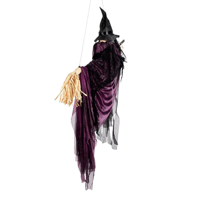 Halloween Pop Vliegende Heks 65cm van Boland koop je bij Partywinkel
