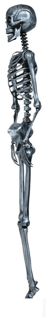 Halloween Hangdecoratie Zilver Skelet 90cm van Fiestas Guirca koop je bij Partywinkel