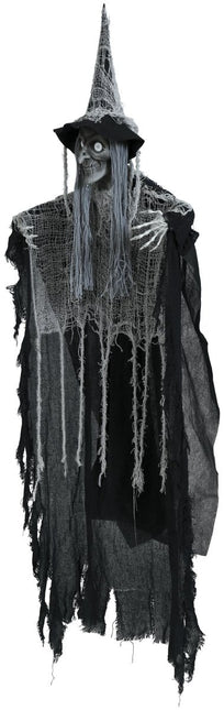 Halloween Pop Zwart Heks 1,3m van Fiestas Guirca koop je bij Partywinkel