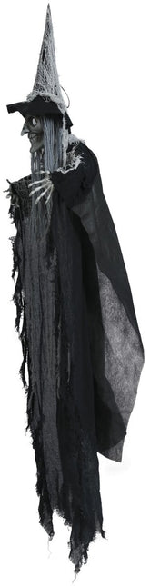 Halloween Pop Zwart Heks 1,3m van Fiestas Guirca koop je bij Partywinkel