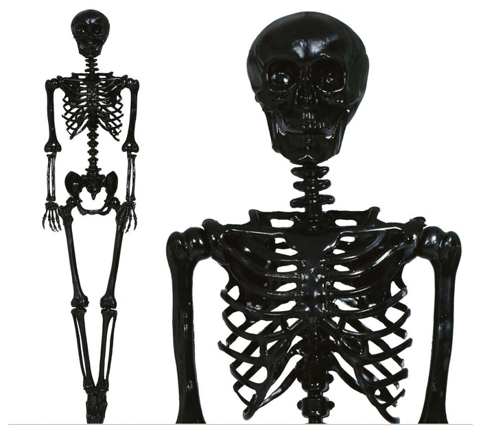 Halloween Hangdecoratie Zwart Skelet 1,6m van Fiestas Guirca koop je bij Partywinkel