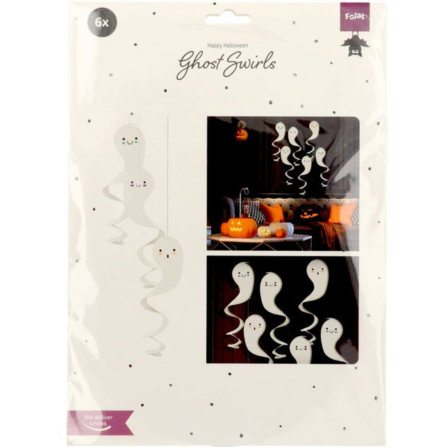 Halloween Hangspiralen Spookjes van Folat koop je bij Partywinkel