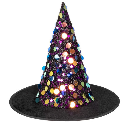 Halloween Heksen Hoed Glitter van Boland koop je bij Partywinkel