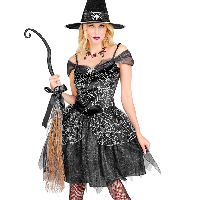 Halloween Heksenbezem Inklapbaar 95cm van Widmann koop je bij Partywinkel