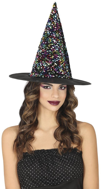 Halloween Heksenhoed Glitters van Fiestas Guirca koop je bij Partywinkel