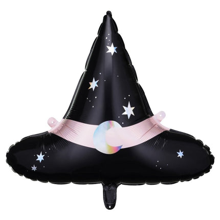 Halloween Helium Ballon Heksenhoed Leeg 57,5cm van Partydeco koop je bij Partywinkel