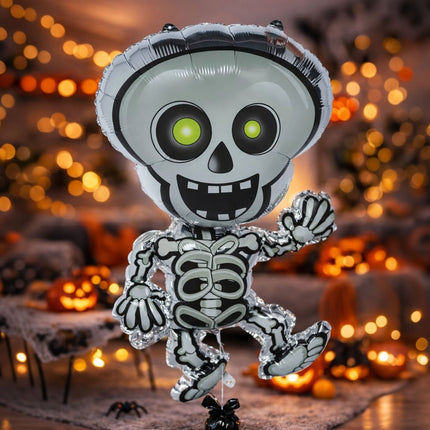 Halloween Helium Ballon Skelet Leeg 65cm van Fiestas Guirca koop je bij Partywinkel