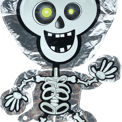 Halloween Helium Ballon Skelet Leeg 65cm van Fiestas Guirca koop je bij Partywinkel