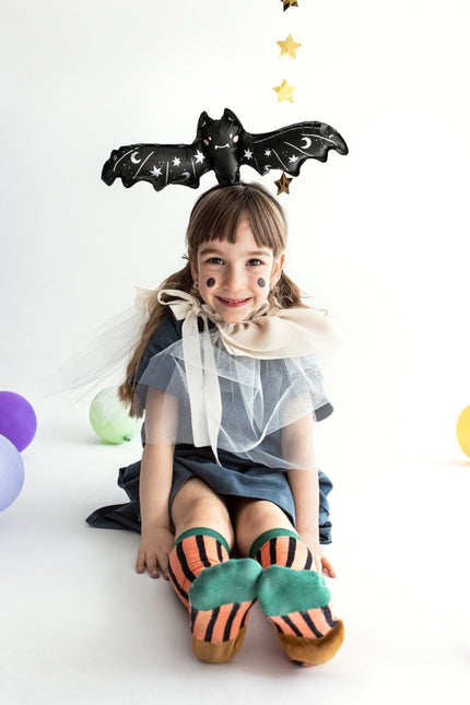 Halloween Helium Ballon Vleermuis Leeg 40cm van Partydeco koop je bij Partywinkel