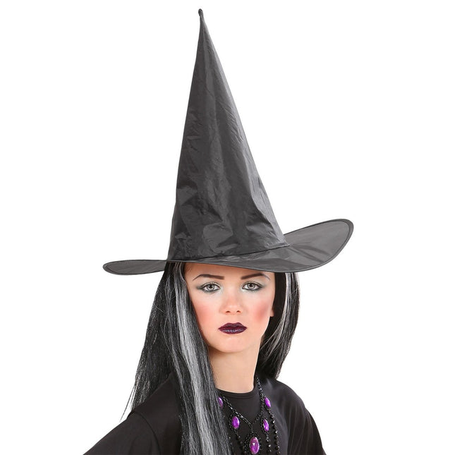 Halloween Hoed Zwart Heks van Widmann koop je bij Partywinkel