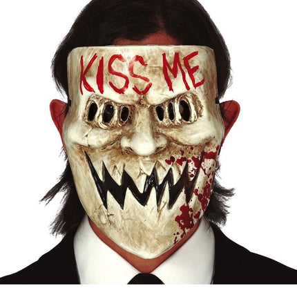 Halloween Horror Kiss Me Masker van Fiestas Guirca koop je bij Partywinkel
