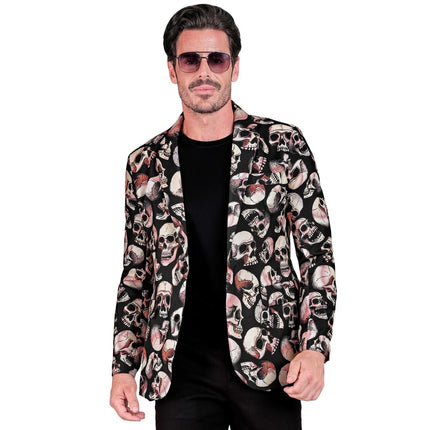 Halloween Jas Heren Schedel van Widmann koop je bij Partywinkel