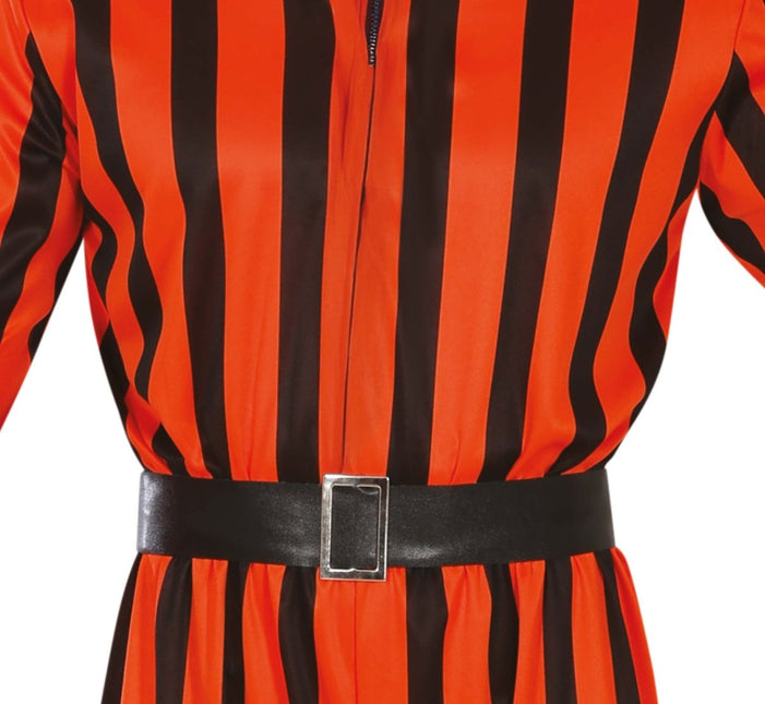Halloween Jumpsuit Heren Harlekijn Gevangene van Fiestas Guirca koop je bij Partywinkel