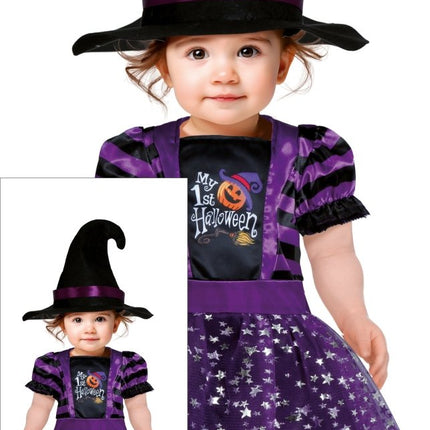 Halloween Jurk Baby Heks van Fiestas Guirca koop je bij Partywinkel