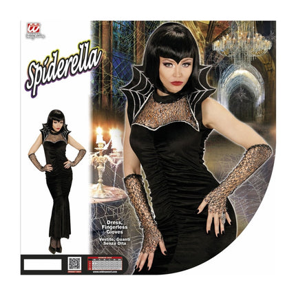 Halloween Jurk Dames Spiderella van Widmann koop je bij Partywinkel