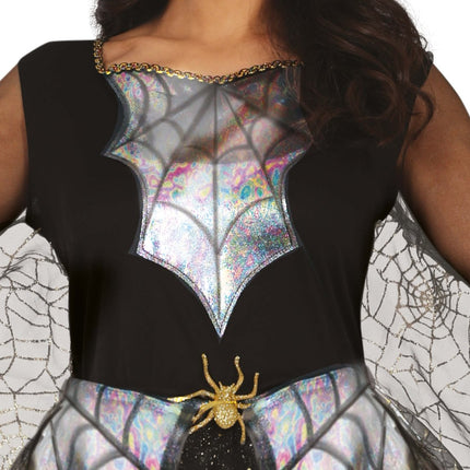 Halloween Jurk Dames Spinnenwebben En Spin van Fiestas Guirca koop je bij Partywinkel