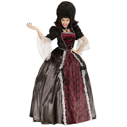 Halloween Jurk Dames Vampier 4 delig van Widmann koop je bij Partywinkel