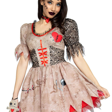 Halloween Jurk Dames Voodoo Pop Leg Avenue van Leg Avenue koop je bij Partywinkel